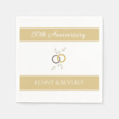 祝!カスタムアニバーサリーナプキンス スタンダードカクテルナプキン (正面)