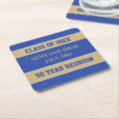 祝!カスタムクラス懇親会 スクエアペーパーコースター (アングル)