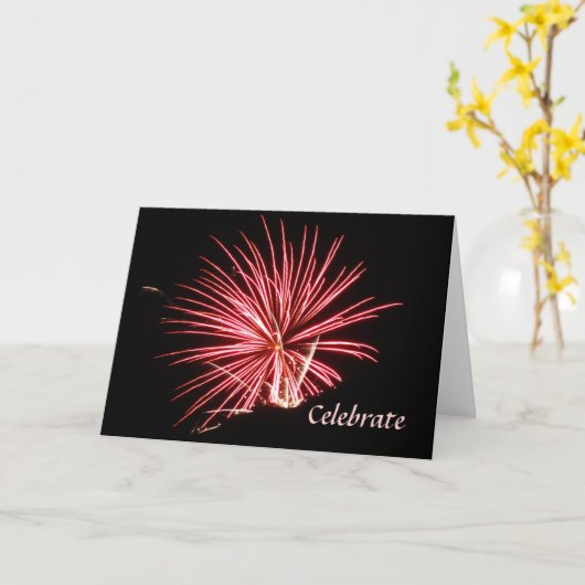 祝 カード (黄色い花)