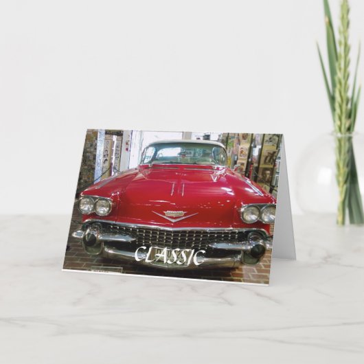 「祝***クラシック***誕生日 カード (正面)