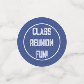 祝!クラス懇親会テーブルの紙吹雪 コンフェッティ (スモール正面)