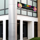 「祝」パーソナライズされたプライドパレード/壁バナー 横断幕 (ビルの外側)