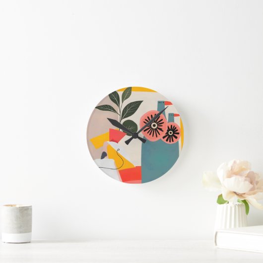 祝 ラウンド壁時計 (ホーム)