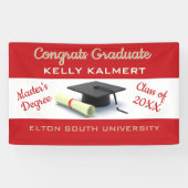 祝!修士号 横断幕 (横)