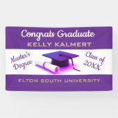 祝!修士号 横断幕 (横)