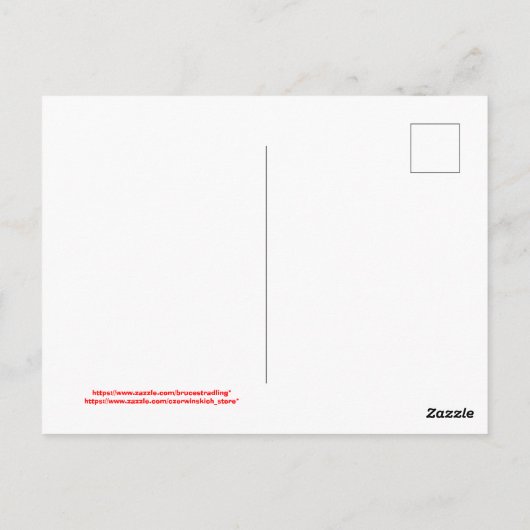 祝-女性の日 ポストカード (裏面)