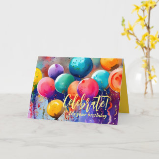 祝!文字カスタム任意大事な行事 カード