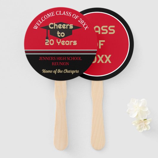 祝!第20期クラス懇親会 ハンドファン (正面&裏面)