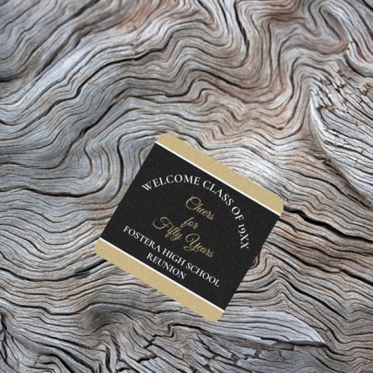 祝!第50期クラス懇親会パーティーコースター スクエアペーパーコースター