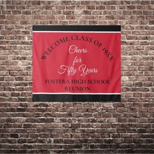 祝!第50期クラス懇親会パーティー タペストリー