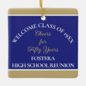 祝!第50期クラス懇親会 セラミックオーナメント (正面)