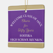 祝!第50期クラス懇親会 セラミックオーナメント (左)