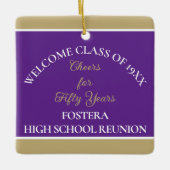 祝!第50期クラス懇親会 セラミックオーナメント (正面)