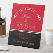 祝!第50期クラス懇親会 台座サイン (インサイチュ)