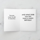 祝「自分」の誕生日の「自分の道」!!!! カード (内部)