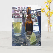 祝「自分」の誕生日の「自分の道」!!!! カード (黄色い花)