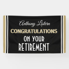 祝!退職カスタムパーティーバナー 横断幕