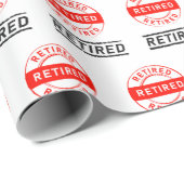 祝!退職ギフト包装紙 ラッピングペーパー (ロールコーナー)