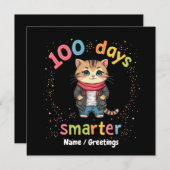 祝「100日」のカスタマイズが可能 招待状 (正面/裏面)