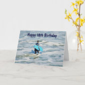 祝**18誕生日** カード (黄色い花)