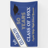 祝!50年級懇親会バナー 横断幕 (縦)