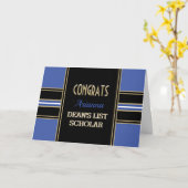 祝!DEAN'S LISTの学者おめでとうカード カード (黄色い花)