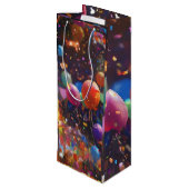 祝&Sip -誕生日バルーンワイン抱き枕 ワインギフトバッグ (裏面アングル)