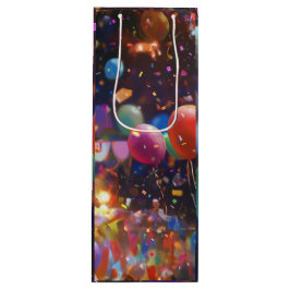 祝&Sip -誕生日バルーンワイン抱き枕 ワインギフトバッグ