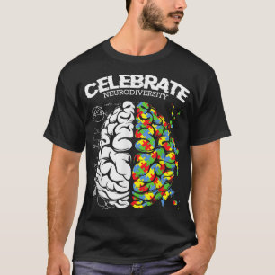 祝ADHD脳自閉症サポート Tシャツ