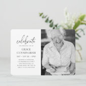 祝Amazing Lifeの写真モダンシンプル。 招待状 (スタンド正面)