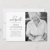 祝Amazing Lifeの写真モダンシンプル。 招待状 (正面)