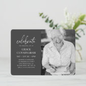 祝Amazing Lifeの写真モダンシンプル。 招待状 (スタンド正面)