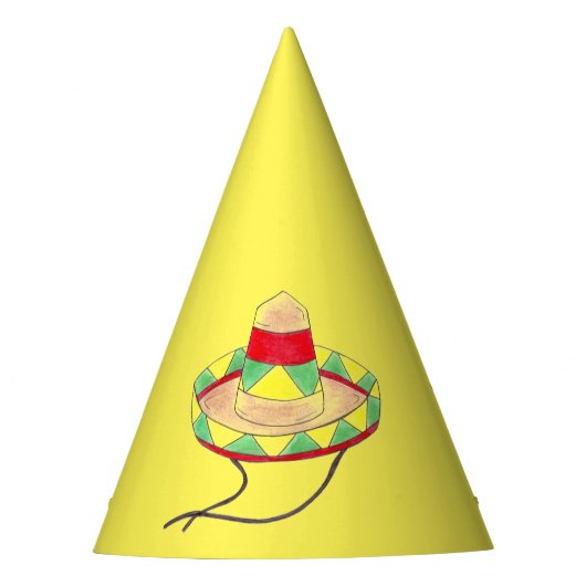 祝Cinco de Mayo Mexican Fiesta Sombrero パーティーハット (正面)