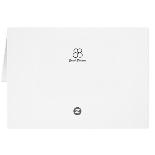 祝Differences Sunflower Card (裏面横)