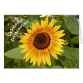 祝Differences Sunflower Card (正面横)