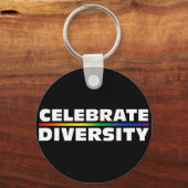 祝Diversity Black Keychain キーホルダー (正面)