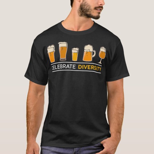 祝Diversity Craft Beer Brewing – ビール Tシャツ (正面)