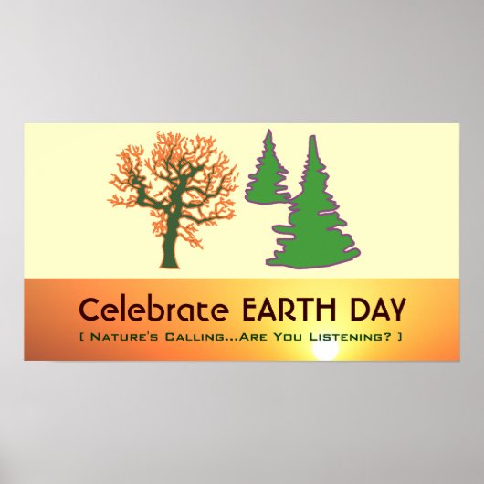 祝EARTH DAY Classroomポスター ポスター (正面)
