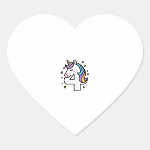 祝Girの誕生日パーティーおめでとう ハートシール