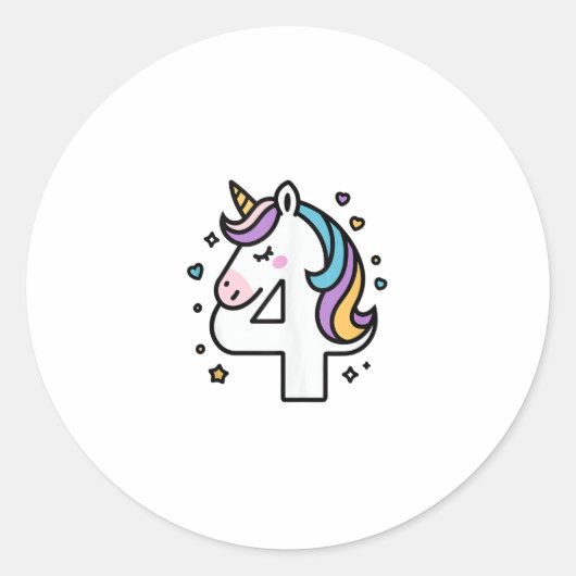 祝Girの誕生日パーティーおめでとう ラウンドシール (正面)