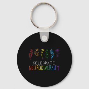 祝NEURODIVERSITY AUTISM AWARENESS キーホルダー