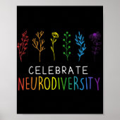 祝NEURODIVERSITY AUTISM AWARENESS ポスター (正面)