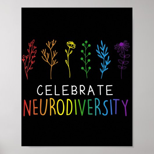祝NEURODIVERSITY AUTISM AWARENESS ポスター (正面)
