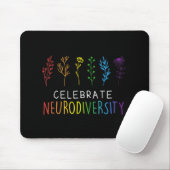 祝NEURODIVERSITY AUTISM AWARENESS マウスパッド (マウス)