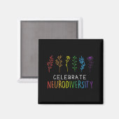 祝NEURODIVERSITY AUTISM AWARENESS マグネット (正面/裏面)