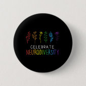 祝NEURODIVERSITY AUTISM AWARENESS 缶バッジ (正面)