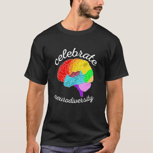 祝Neurodiversity Autism Awareness Adhd Bra Tシャツ (正面)