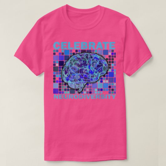 祝Neurodiversity Graphic Tee Tシャツ (デザイン正面)