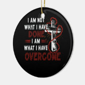 祝Tシャツ十字架C セラミックオーナメント (左)