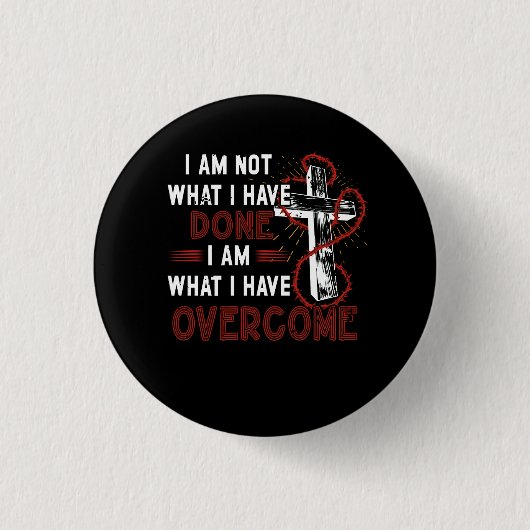 祝Tシャツ十字架C 缶バッジ (正面)